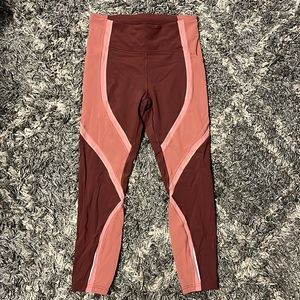 Women’s Lululemon Leggings Maroon and Pink